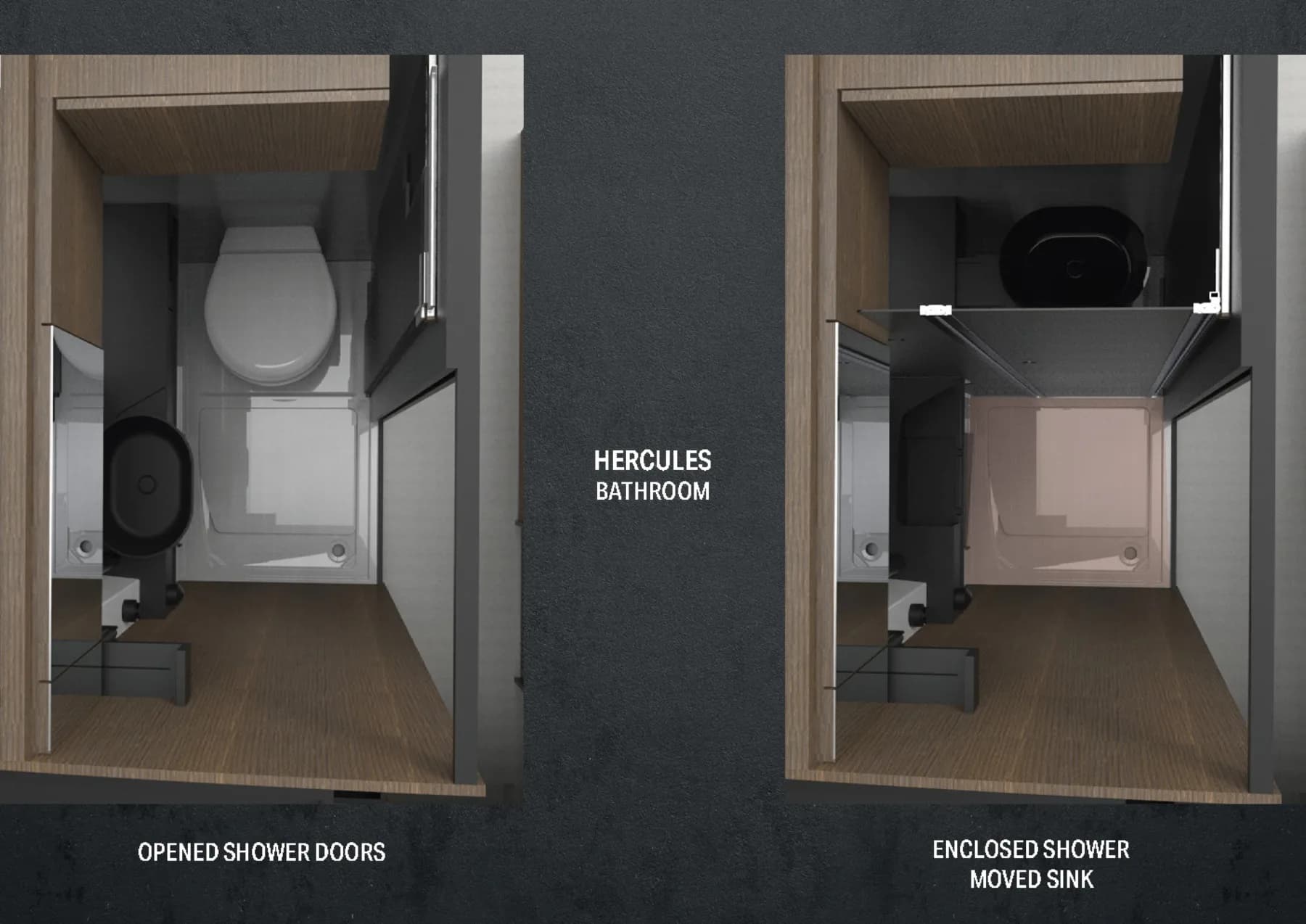 Hercules separate bathroom concept