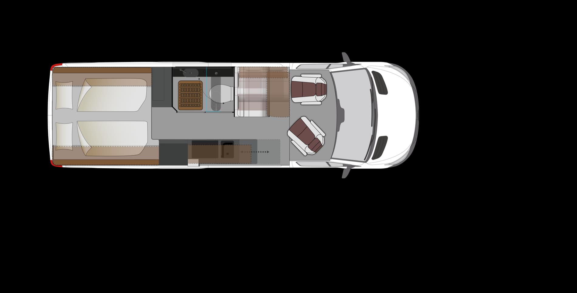 Top-down floor plan of the new Robeta Hercules