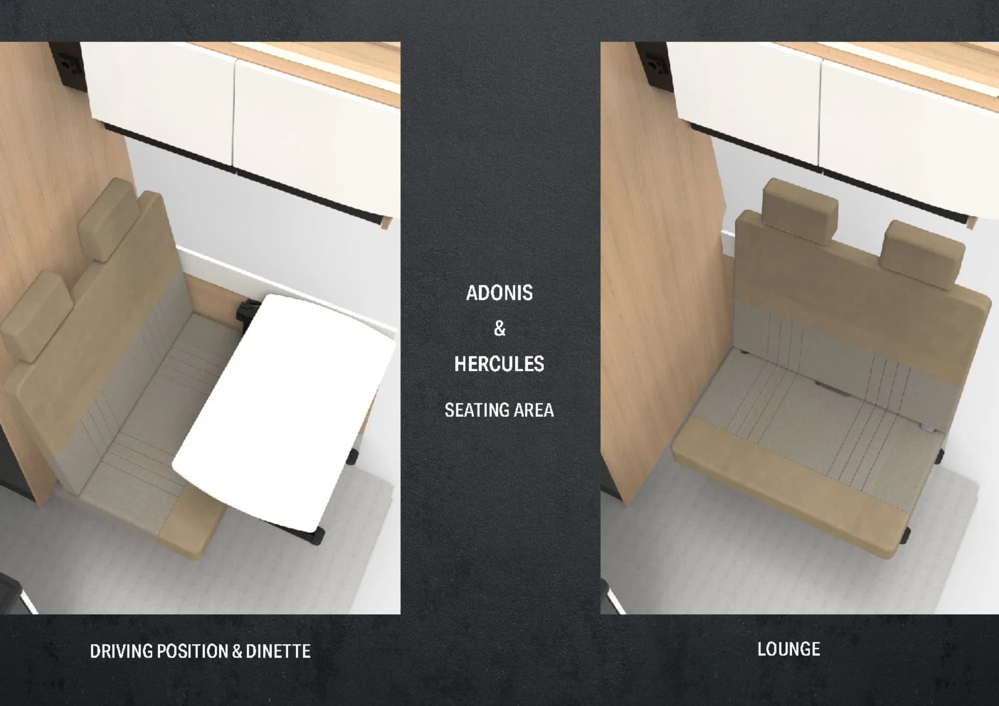 Hercules transformable lounge